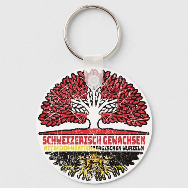 Chaveiro Baden-Württemberg Swiss Baum (Frente)