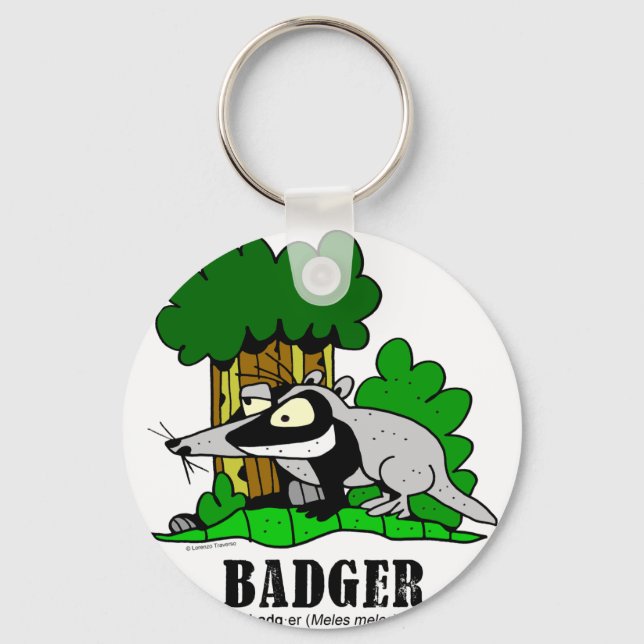 Chaveiro Badger por Lorenzo (Frente)