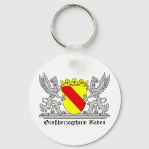 Chaveiro Badischer Greif mi Schrift Großherzogtum Baden