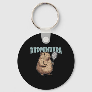 Chaveiro Badminbara Shuttle Racquet - Equipe Badminton Capy