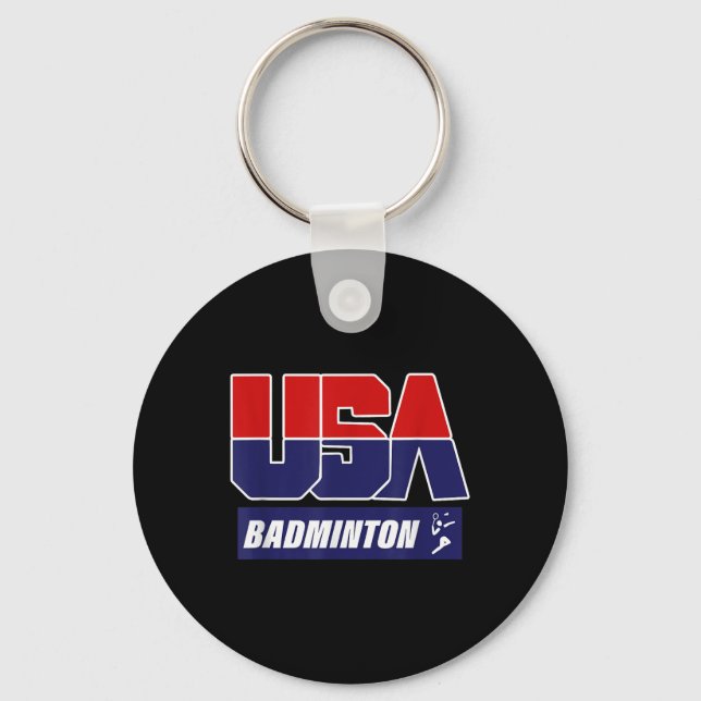Chaveiro Badminton 2021 EUA  (Frente)