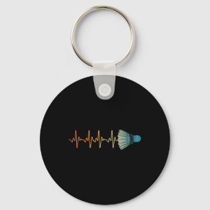 Chaveiro Badminton Art Para Homens Badminton Lover Badmin