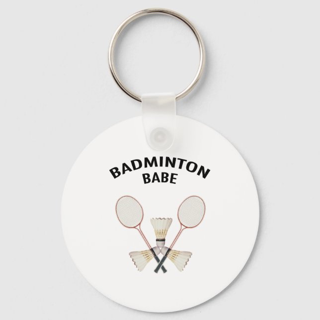 Chaveiro Badminton Babe (Frente)