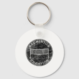 Chaveiro Badminton Champion Competitive Family Backyard Spo