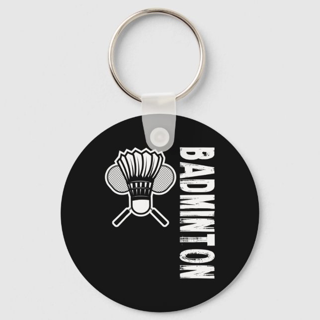 Chaveiro Badminton desportivo (Frente)