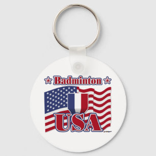 Chaveiro Badminton EUA