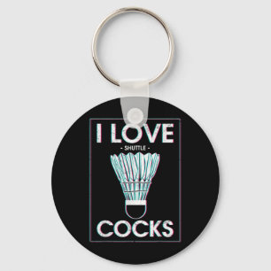 Chaveiro Badminton I Love S Badminton Jogador De Badminton