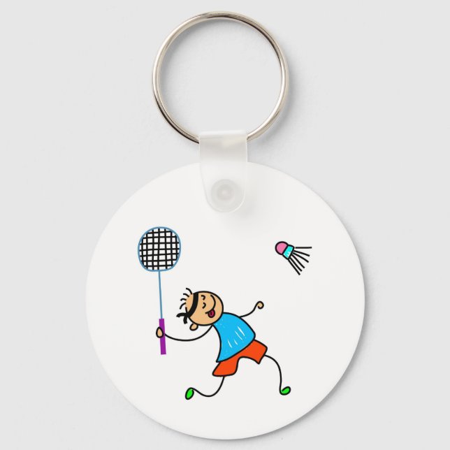 Chaveiro Badminton Kid (Frente)