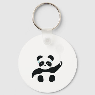 Chaveiro Badminton Panda Ficando Suado
