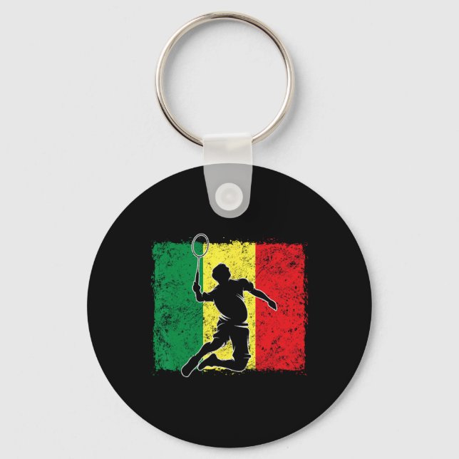 Chaveiro Badminton Player Senegal 1 (Frente)