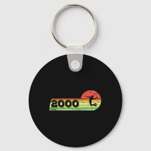 Chaveiro Badminton-player Vintage 2000 Birthday Shuttle Bad