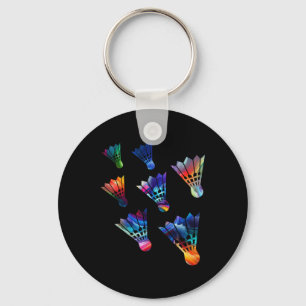 Chaveiro Badminton Shuttle Sports Athlete Vibrant