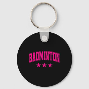 Chaveiro Badminton Todas as Estrelas Rosa Clicar Texto Vers