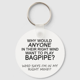 Chaveiro Bagpipe direito da mente