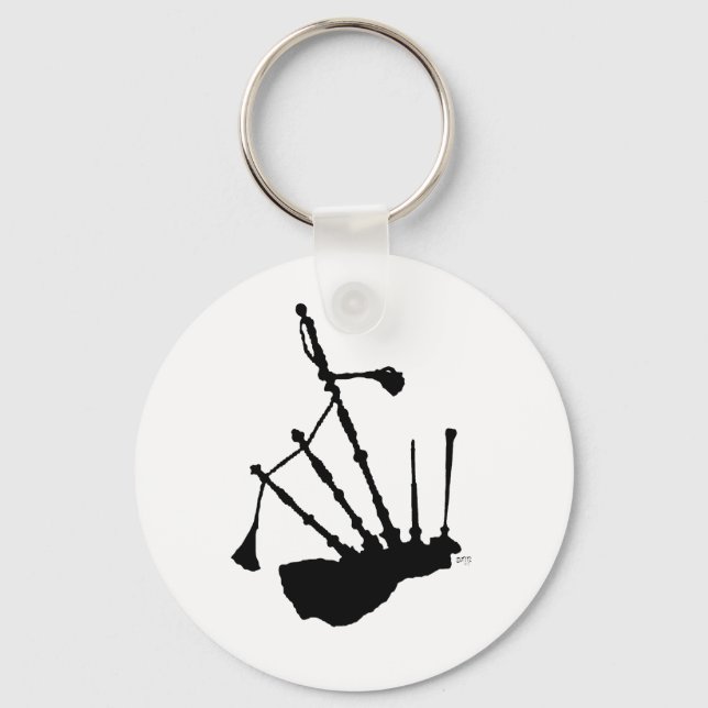 Chaveiro Bagpipe Silhouette (Frente)