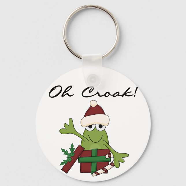 Chaveiro Bah Humbug Sapo Camisetas de Natal e presentes (Frente)