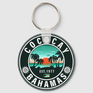 Chaveiro Bahamas das ilhas Coco Cay Vintage Souvenirs 80s