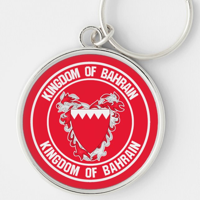 Chaveiro Bahrain Round Emblem (Frente)