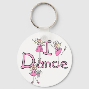 Chaveiro Bailarina eu danço t-shirt e presentes