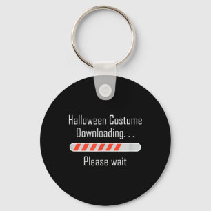 Chaveiro Baixando Fantasias de Halloween aguarde Irônico en