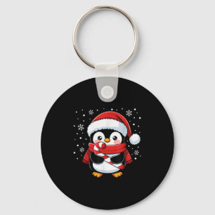 Chaveiro Bala de Natal do Pinguim Cana de Açúcar de Inverno
