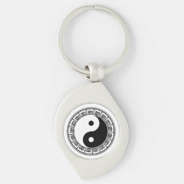 Chaveiro Balança: Ba Gua, oito trigramas yin yang TCM