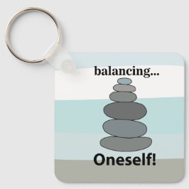 Chaveiro Balanceamento de Pedra
