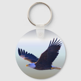 Chaveiro Bald Eagle Voando