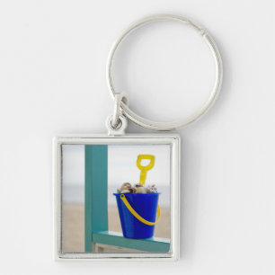 Chaveiro Balde enchido com os Seashells