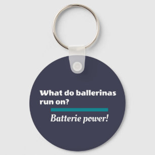 Chaveiro Balé Ballerinas - Piada de dança Batterie