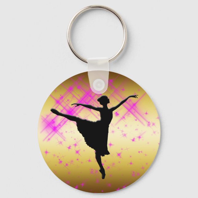 CHAVEIRO BALÉ DANCER SILHOUETTE (Frente)