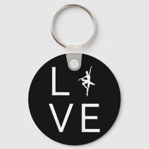 Chaveiro Balé De Amor Para Ballerina Dancer Lover Dance Sil
