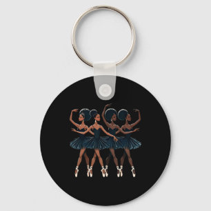 Chaveiro Balé negro-africano Ballerina Dance Danc