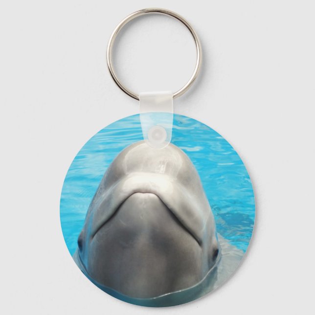 Chaveiro Baleia Beluga (Frente)