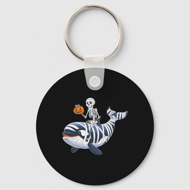 Chaveiro Baleia Docente do Halloween da Mummy Orca (Frente)