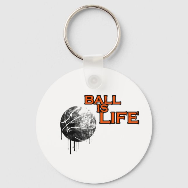 Chaveiro Ball é a vida (Frente)