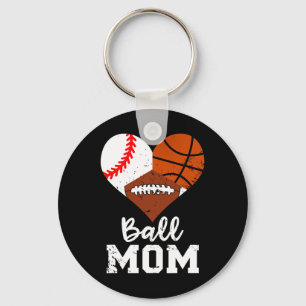 Chaveiro Ball Mãe Engraçado Baseball Basball Mãe
