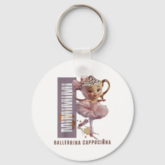 Chaveiro Ballerina Cappucccino Italiano Brainrot Memor G