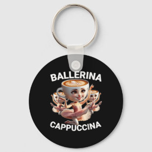 Chaveiro Ballerina Cappuccina Meme Italiano Brainrot Divert