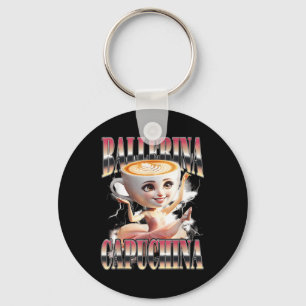 Chaveiro Ballerina Capuchina Funny Italiana Brainrot Memu H