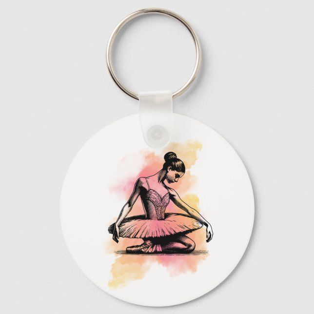 Chaveiro Ballerina Dancing in Color  (Frente)