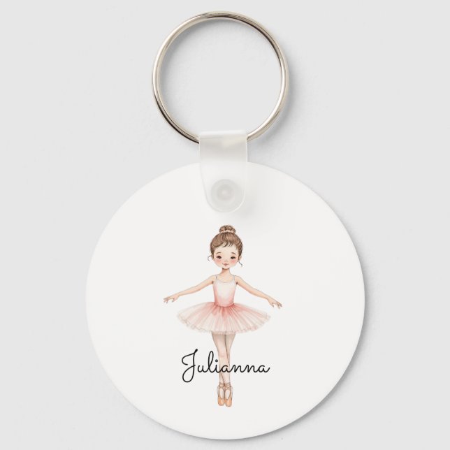Chaveiro Ballerina Girl Personalized (Frente)