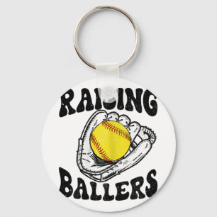 Chaveiro Ballers Softball Mãe Baseball Dia de as mães Mãe P