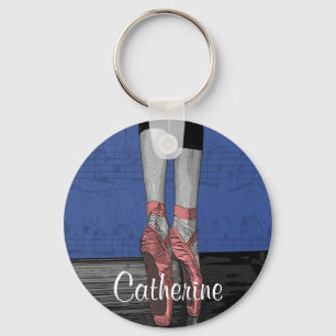 Chaveiro Ballet Dancers Dance Shoes Key Chain Dancer Gift