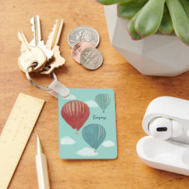 Chaveiro Balões de ar quente pintados personalizados