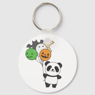 Chaveiro Balões De Panda Halloween Para Crianças, Pandas Cu