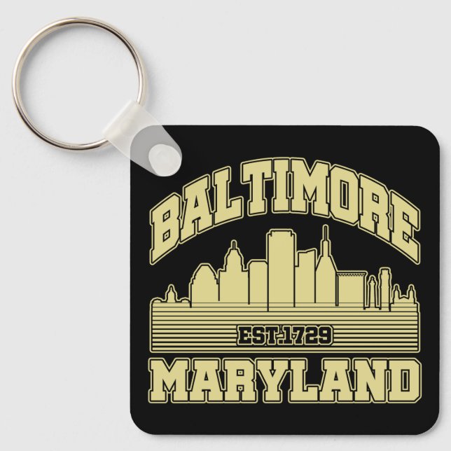 Chaveiro Baltimore, Maryland (Frente)