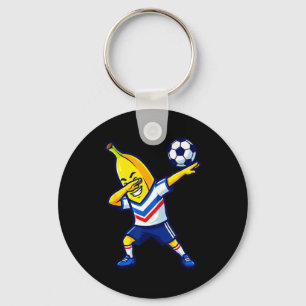Chaveiro Banana Engraçada de Futebol Jogador de Futebol Esp