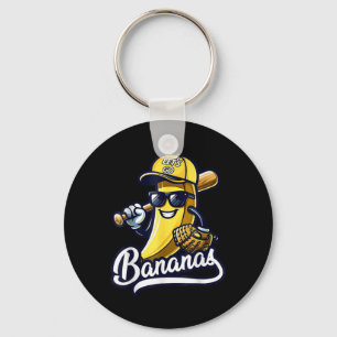 Chaveiro Bananas Cujas Orgulhosas Nome Gráfico Bananas Love