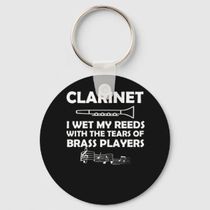 Chaveiro Banda Clarinet Marching Wet Reeds Com Lágrimas